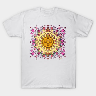 Heartsplosion - A beautiful explosion of hearts filled with love T-Shirt